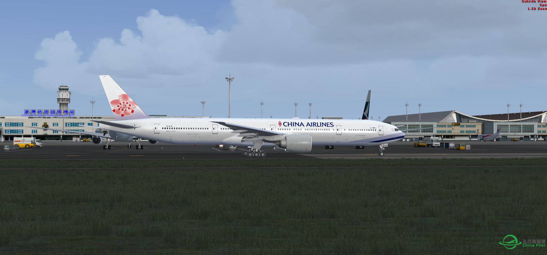 FSX B777 ChinaAirline @ RCTP part1-2814 