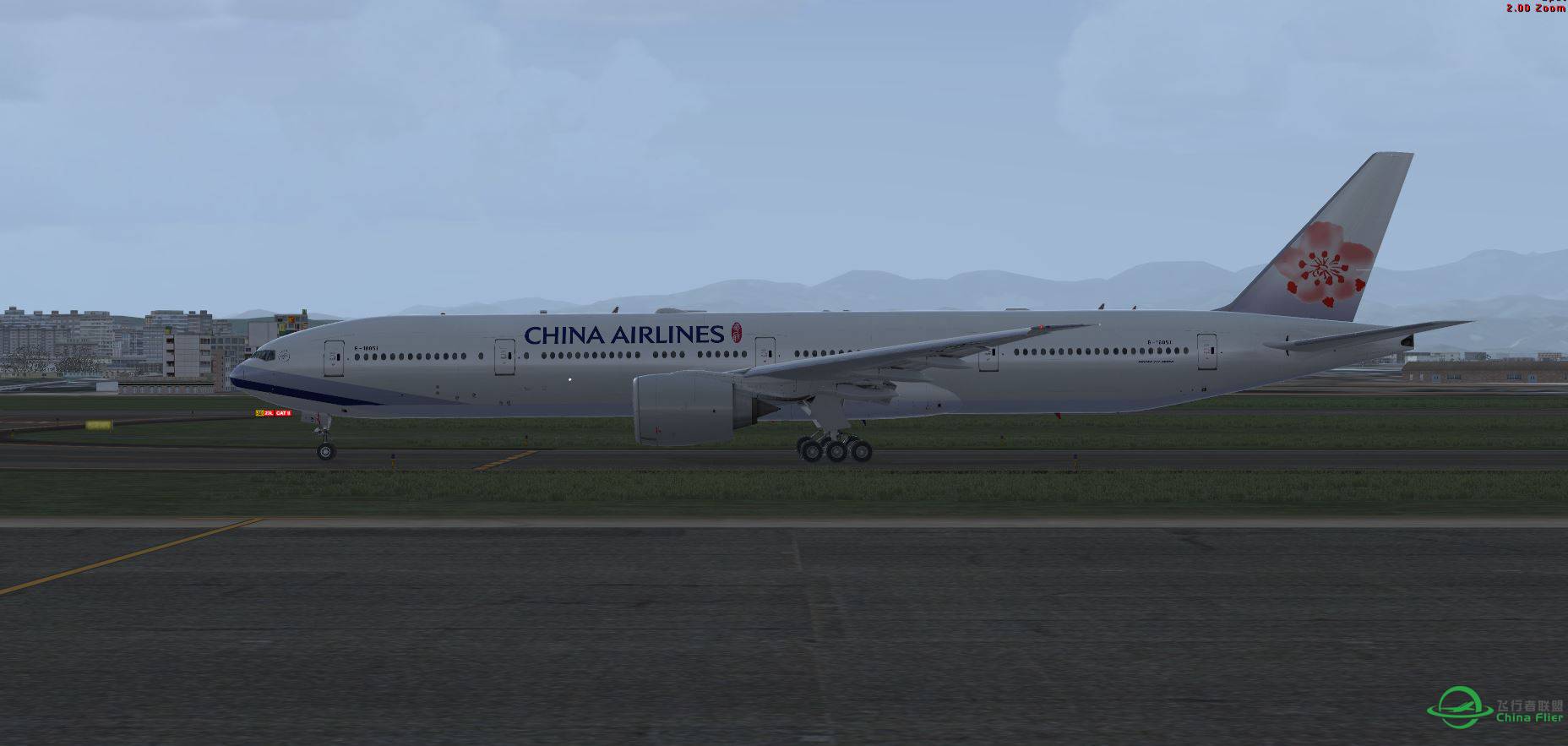 FSX B777 ChinaAirline @ RCTP part1-5160 