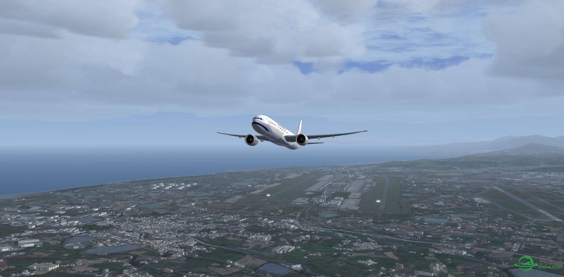 FSX B777 ChinaAirline @ RCTP part1-4970 