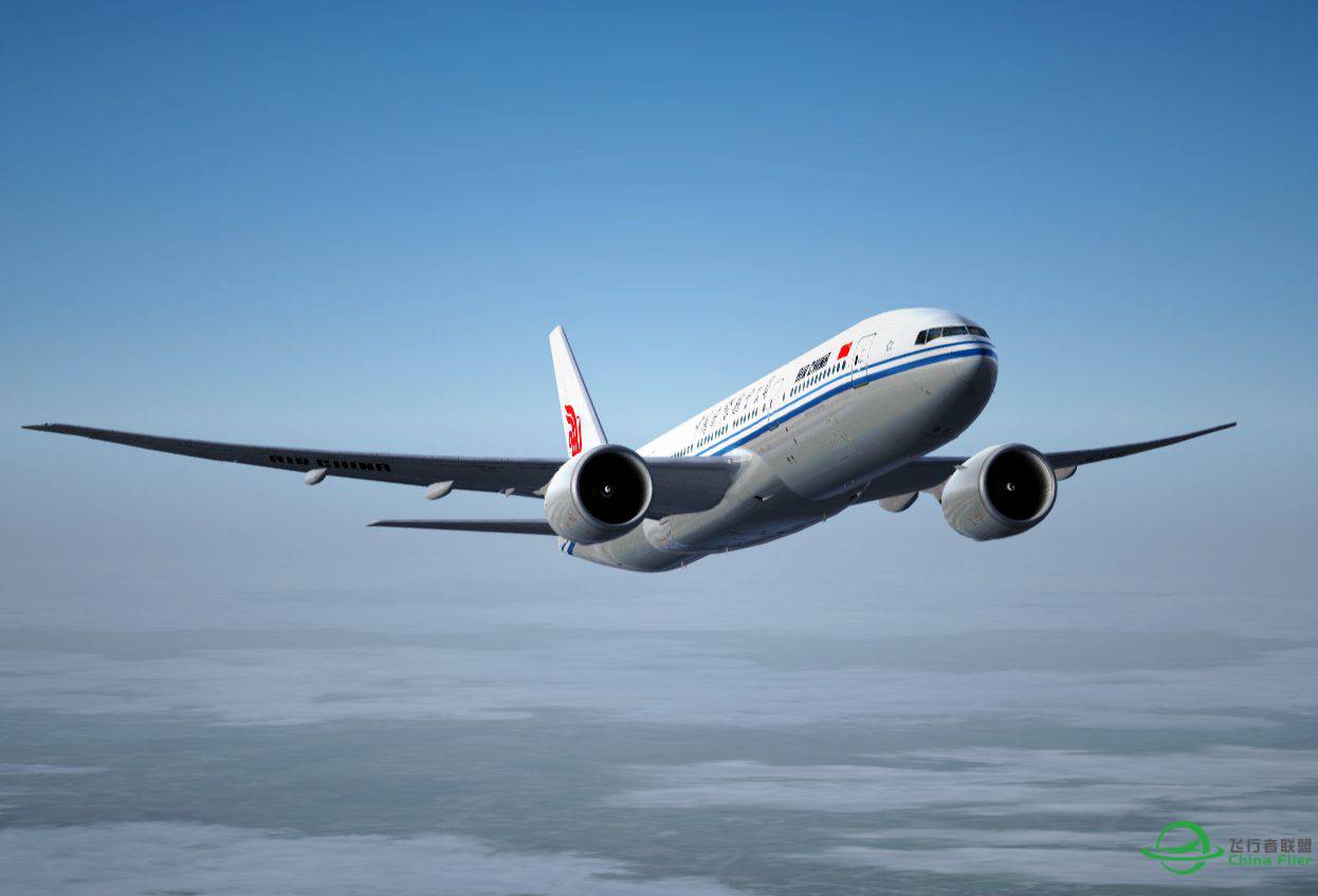 Air China Boeing777-200 北京-斯德哥尔摩-7142 