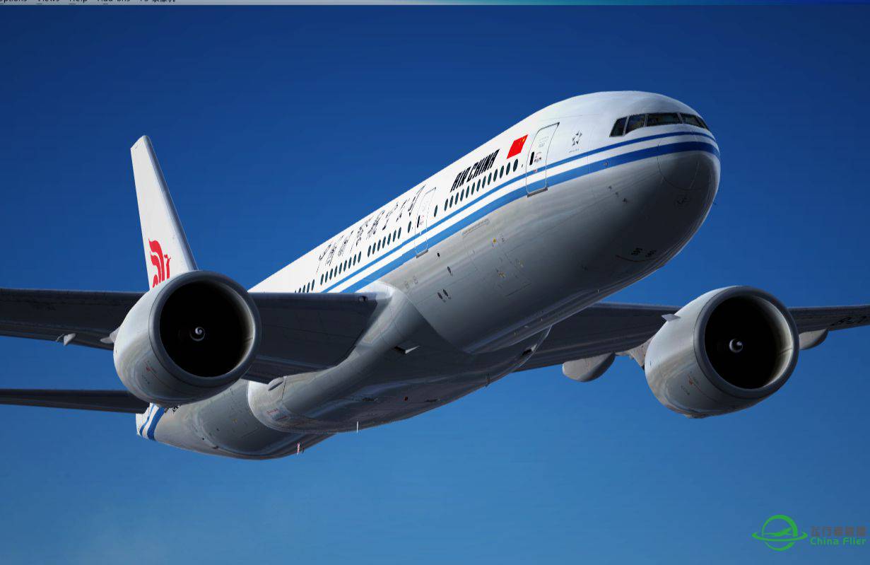 Air China Boeing777-200 北京-斯德哥尔摩-5163 