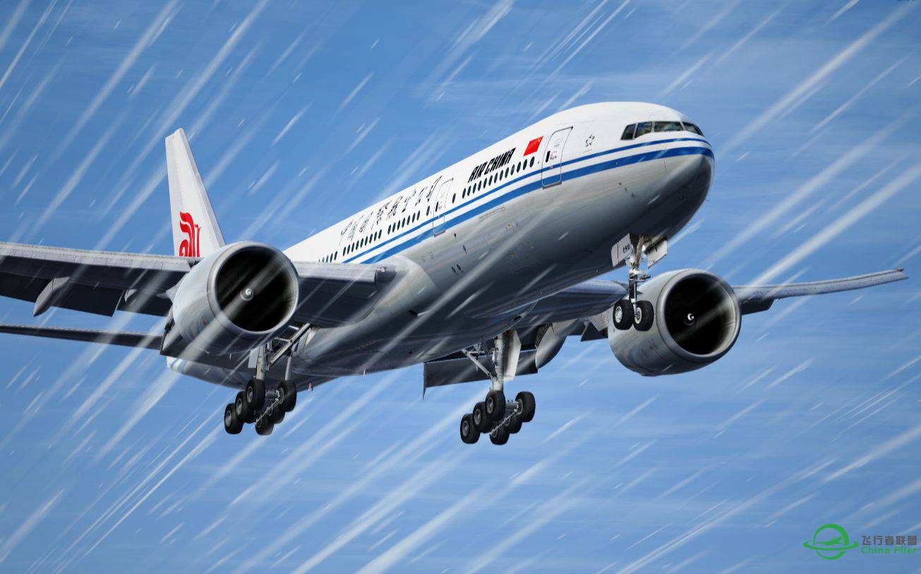 Air China Boeing777-200 北京-斯德哥尔摩-4091 