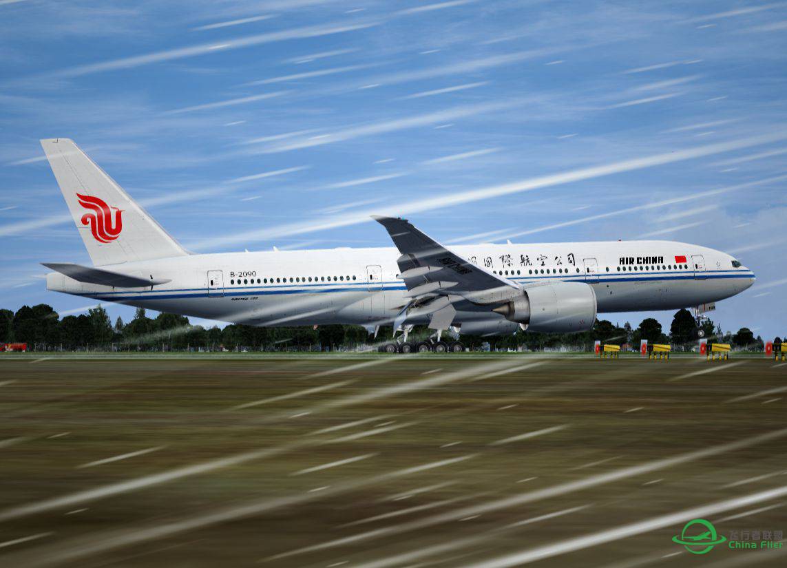 Air China Boeing777-200 北京-斯德哥尔摩-8719 
