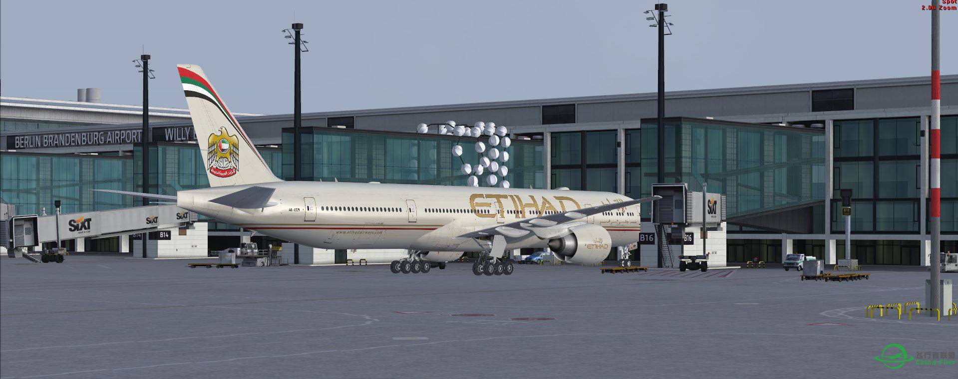 B777 Etihad @ EDDB-5778 