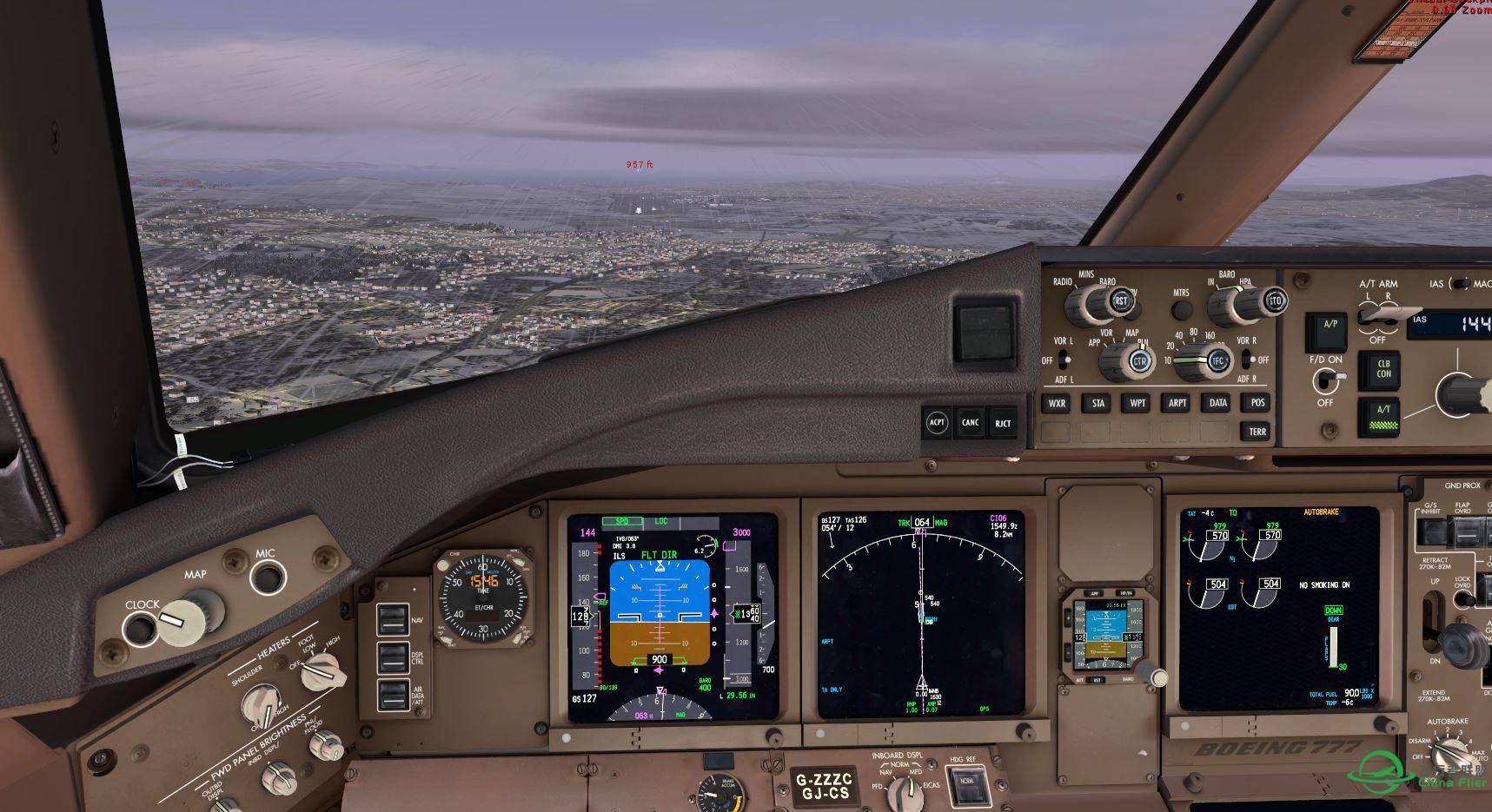 B777 FSX British EGPH part1-8084 