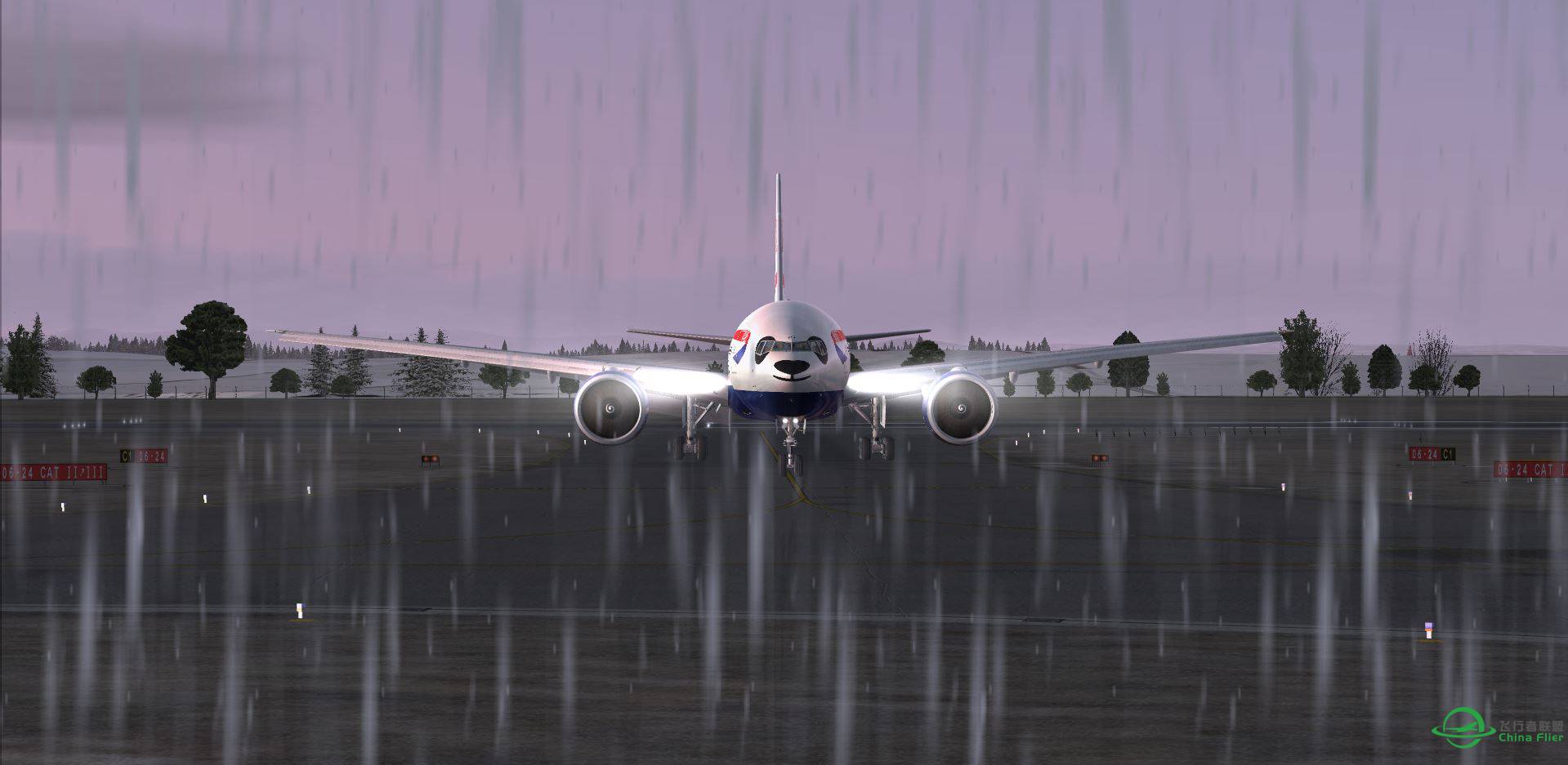 B777 FSX British EGPH part3-2054 