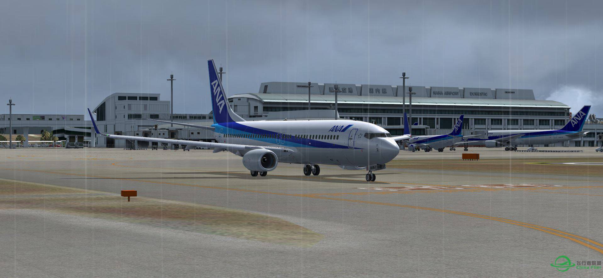 B737 ANA @ ROAH part2-9843 