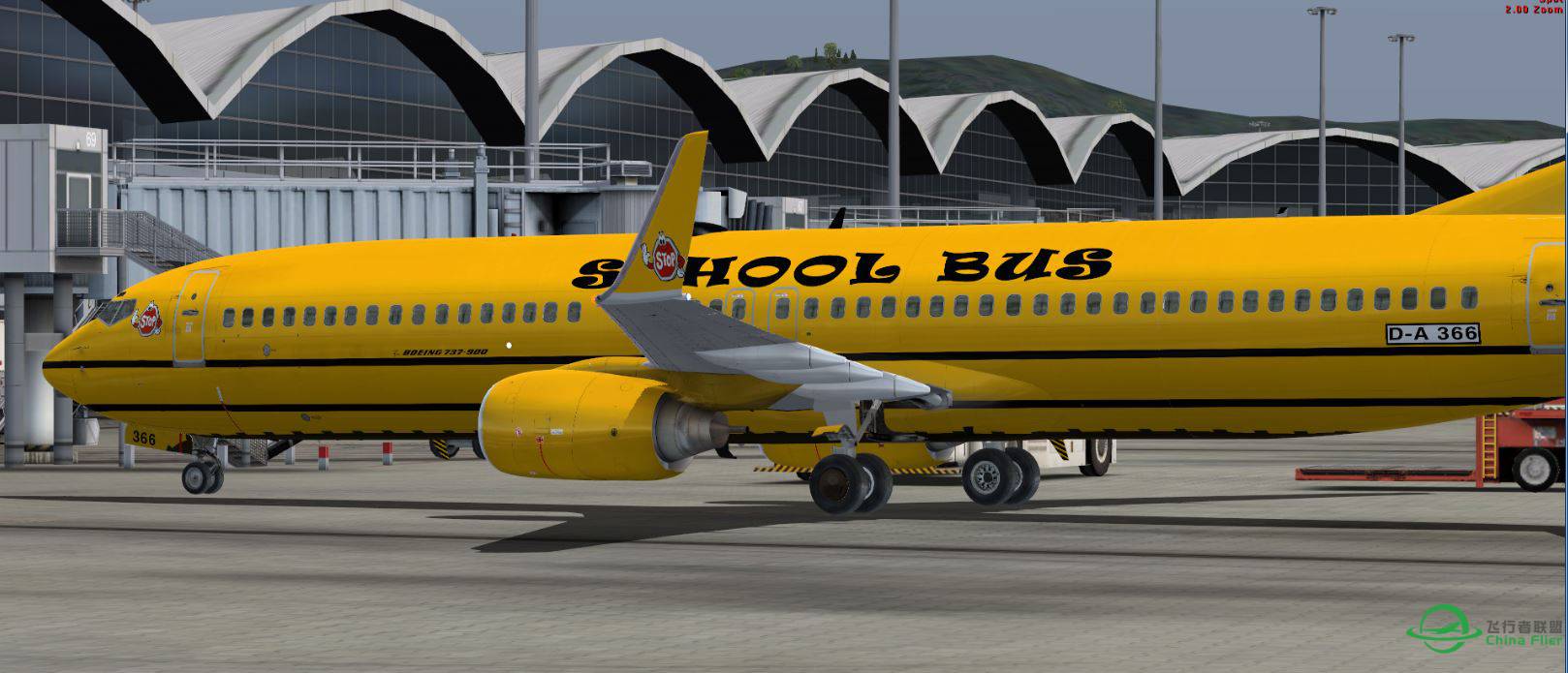 B737 900 school plane-1056 