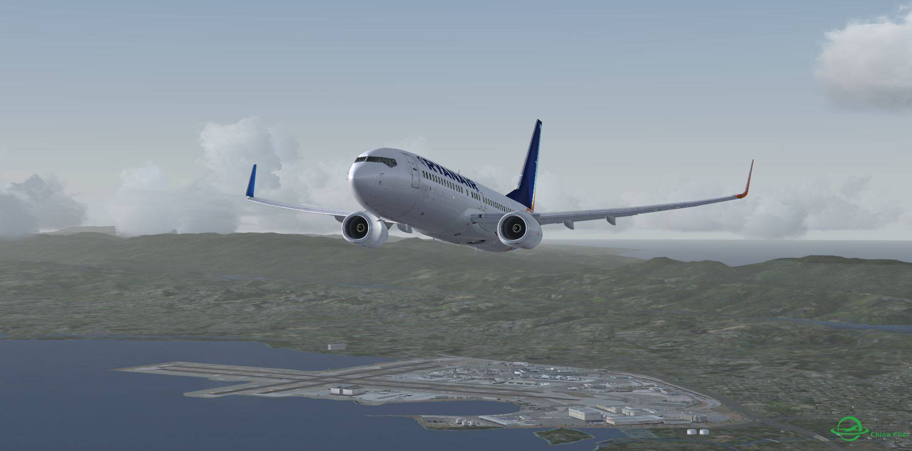 B737 RYAN AIR@ KSFO-3607 