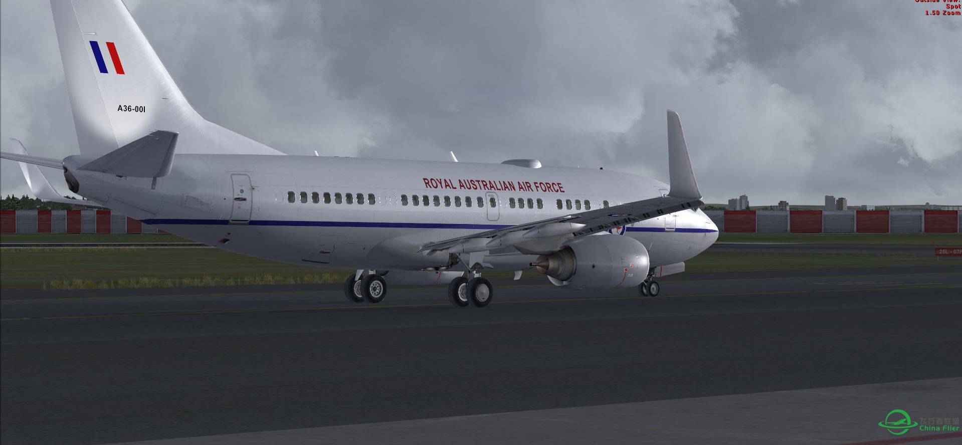 B737 AU AF1 @ EBBR-7560 