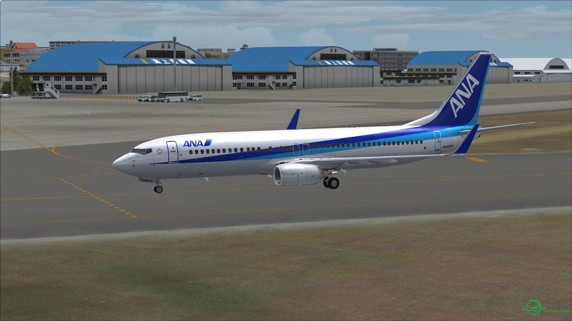 [FSX] ANA1735 大阪关西空港-冲绳那霸-1662 