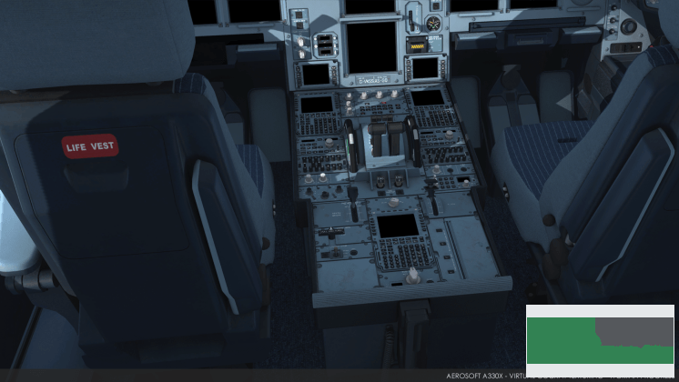 Aerosoft A330X驾驶舱预览-3473 