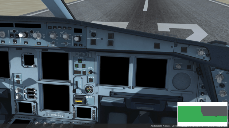 Aerosoft A330X驾驶舱预览-7571 