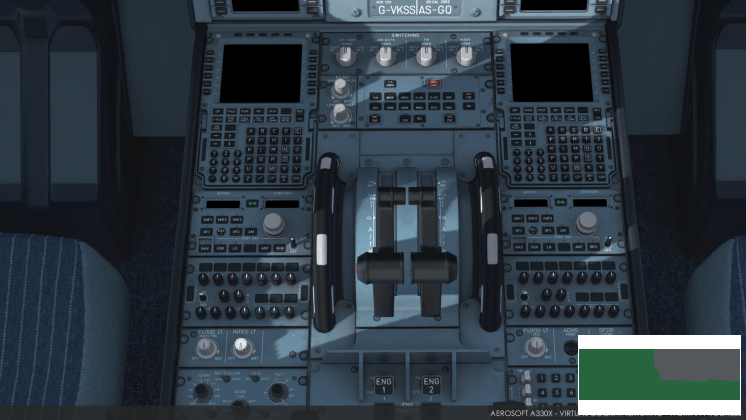 Aerosoft A330X驾驶舱预览-5551 