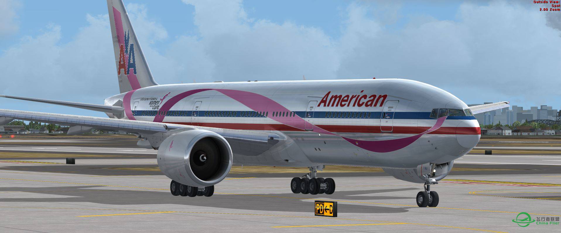 B777 American Airline-9656 