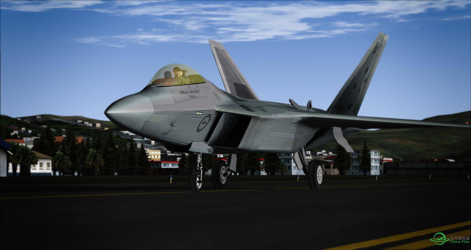 F-22“猛禽”Raptor 老基多机场起飞-2815 