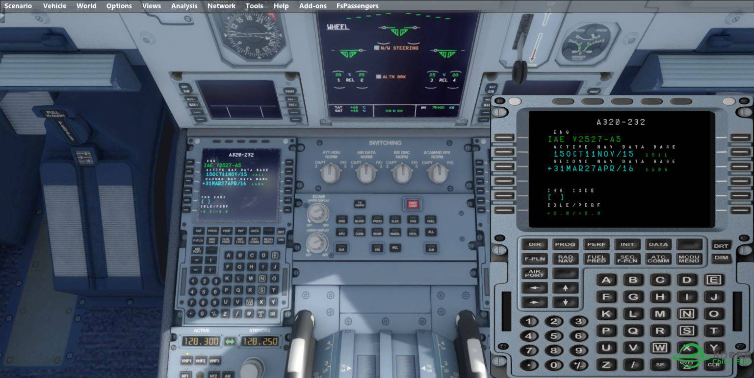 P3Dv3.2 Aerosoft Airbus 1.31 左边MCDU 不能用-7890 