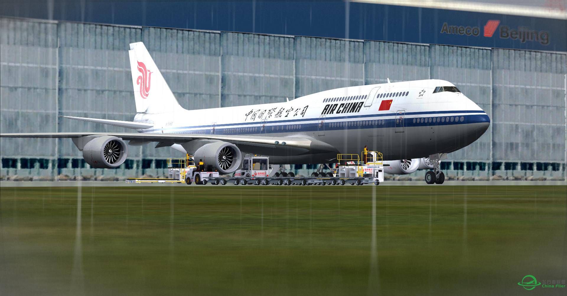 久违的空中女皇，国航748 落地 日本新千岁机场-3885 