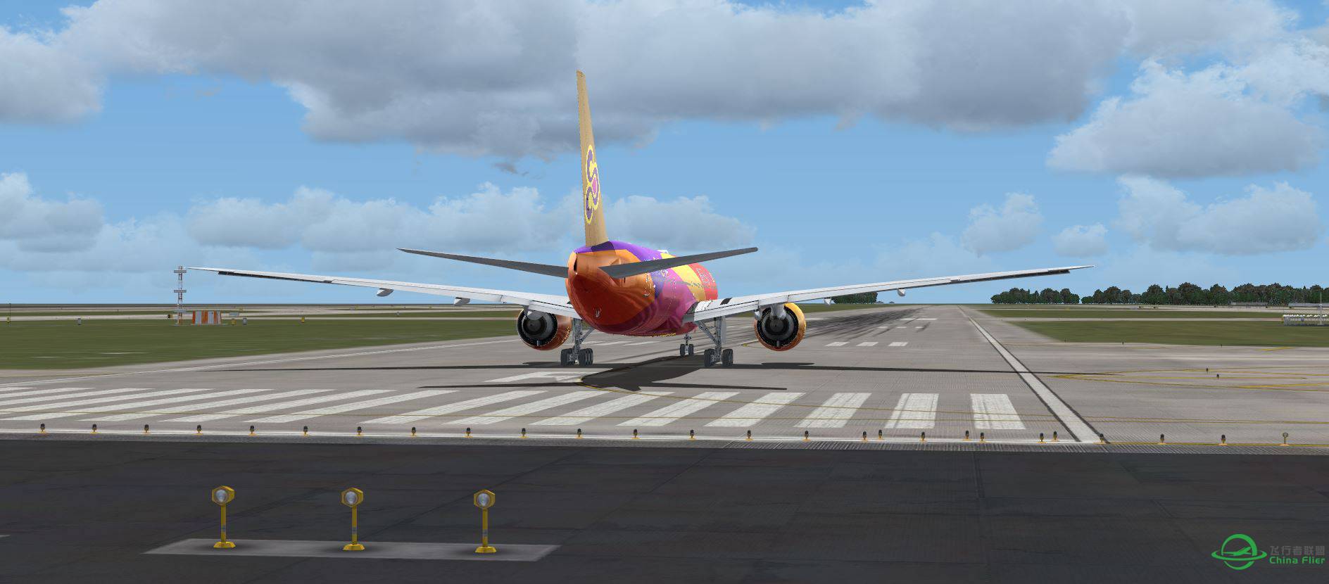 B777 Thai @ ZSPD-7376 