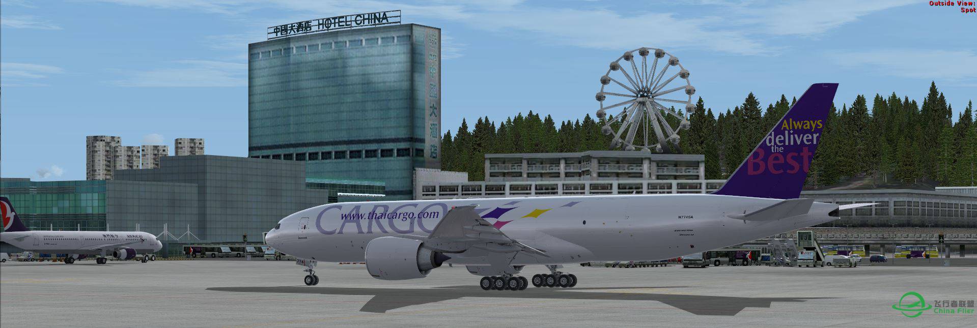 B777 Thai Cargo @ VMMC - RCTP-831 