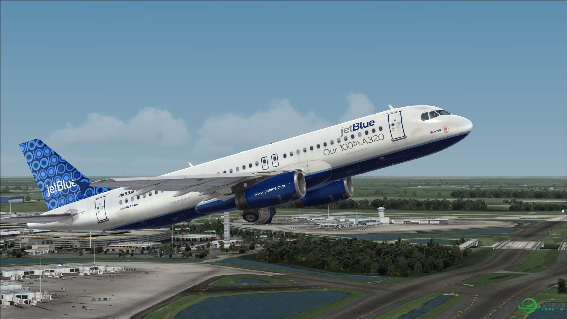 捷蓝航空 奥兰多-波多黎各-8075 