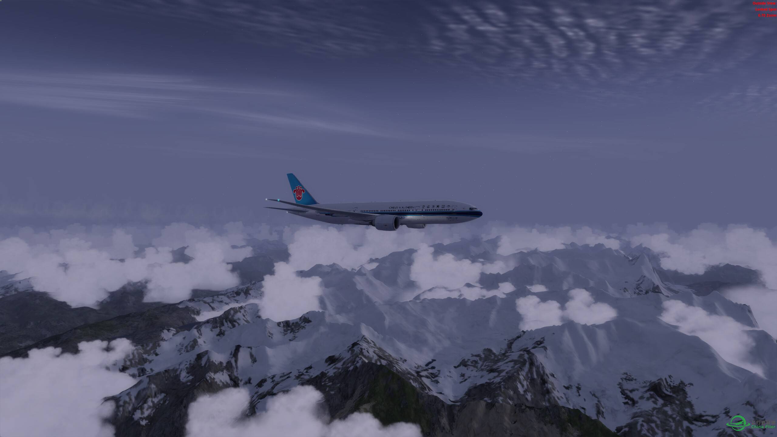 环球飞行第16站  罗马--苏黎世 飞越阿尔卑斯山-6910 
