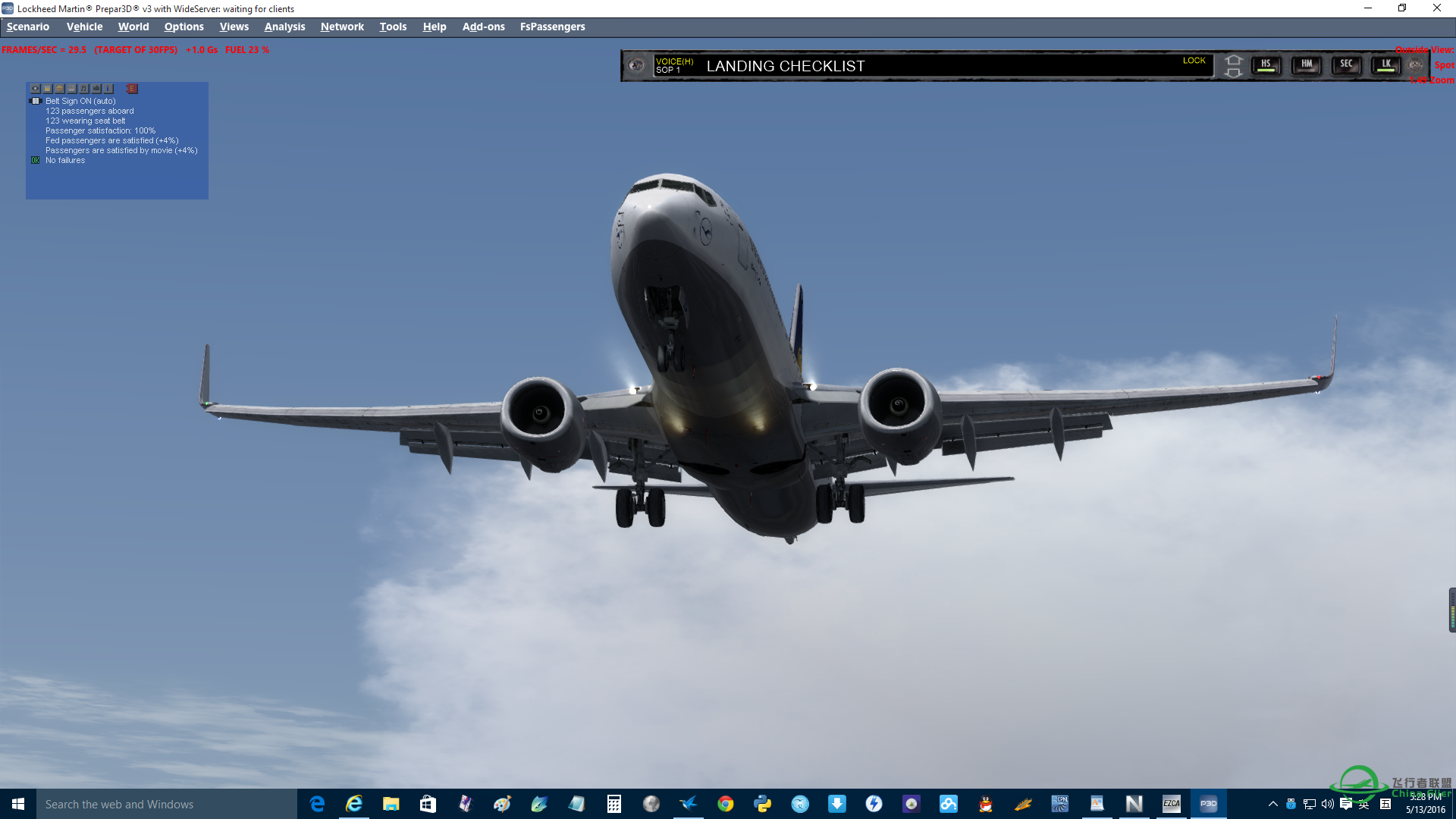 P3Dv3 PMDG737-8214 