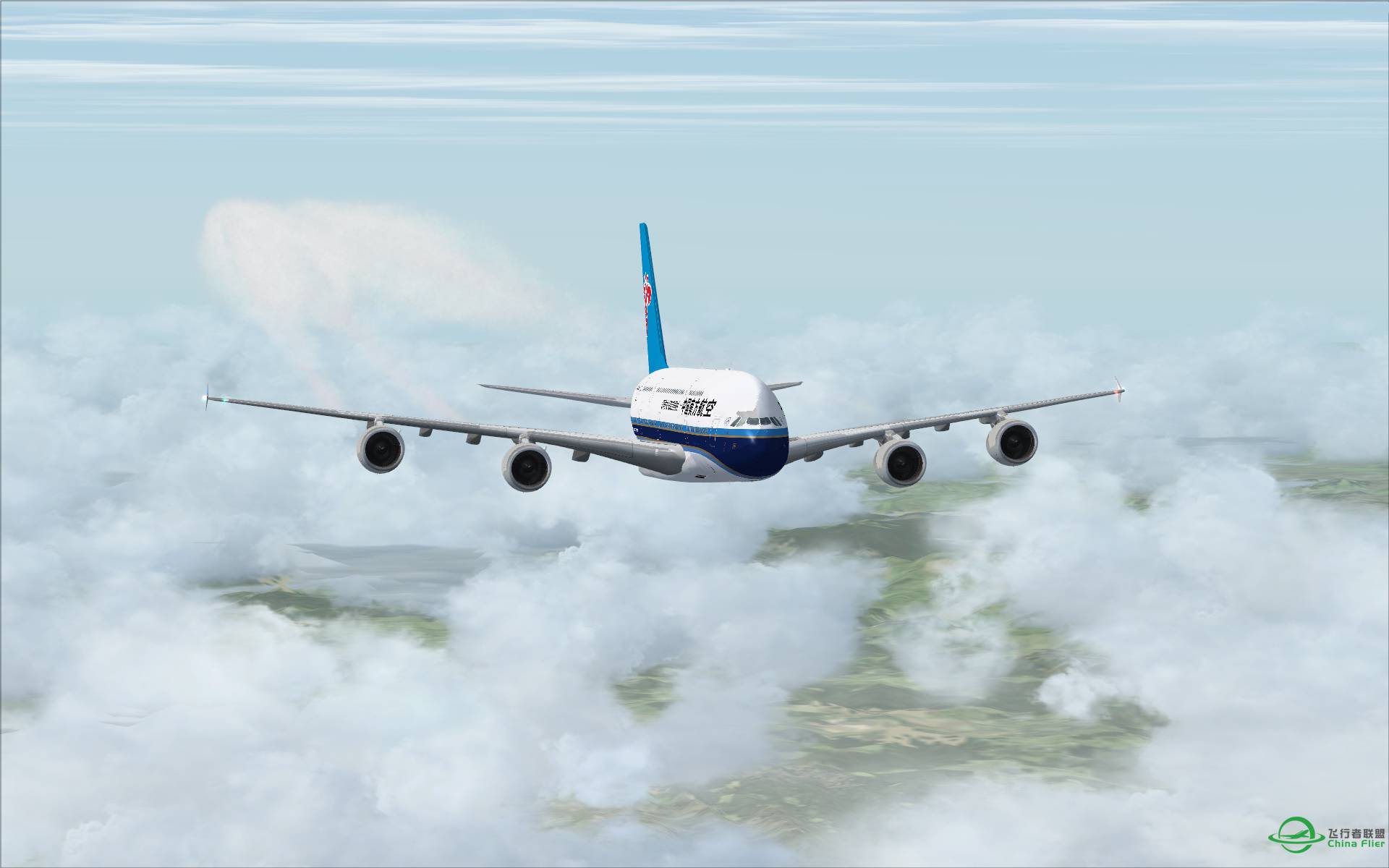 【520，FSX】南航380试飞 ZGGG-ZAAC（多图）-5369 