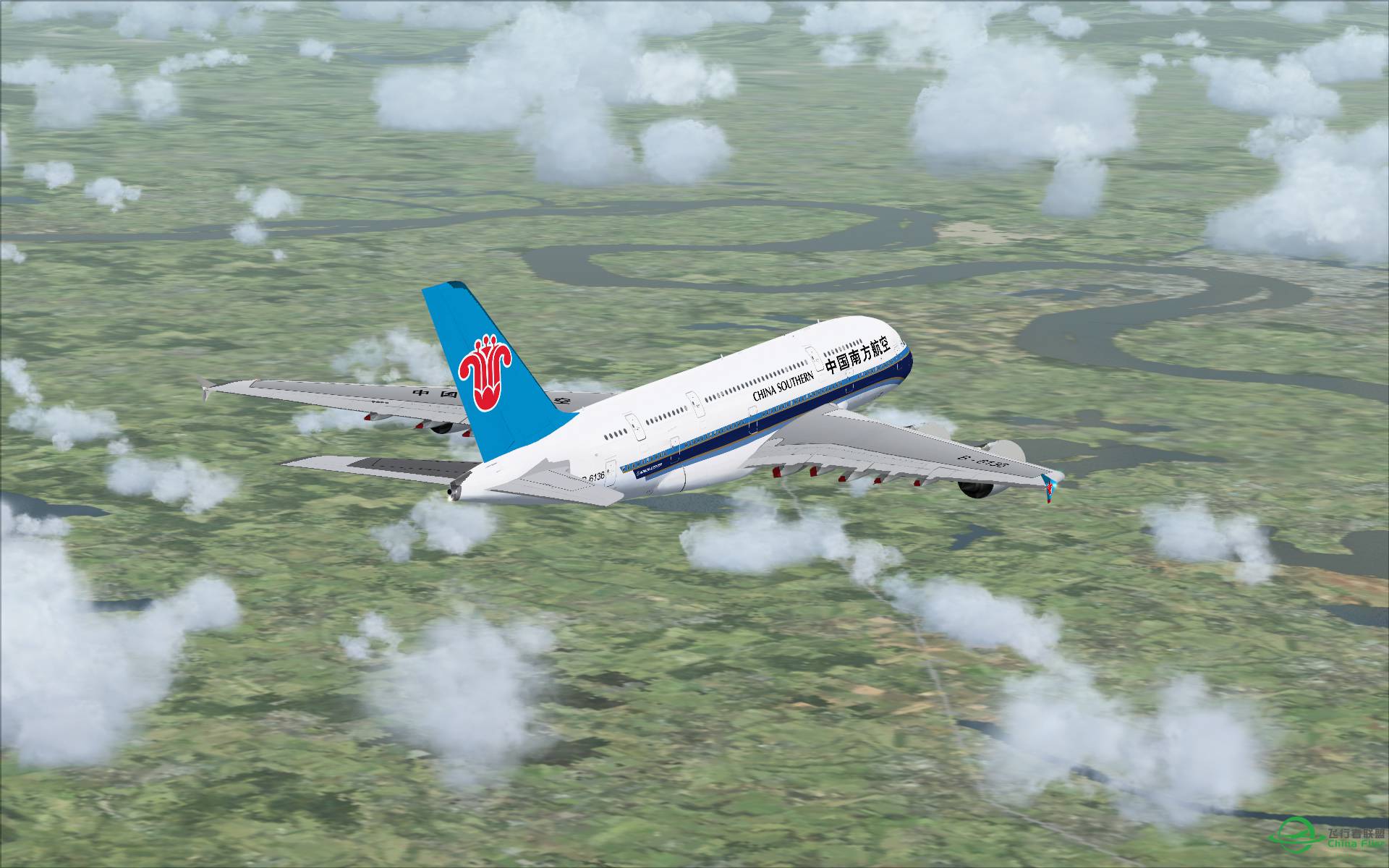 【520，FSX】南航380试飞 ZGGG-ZAAC（多图）-2265 