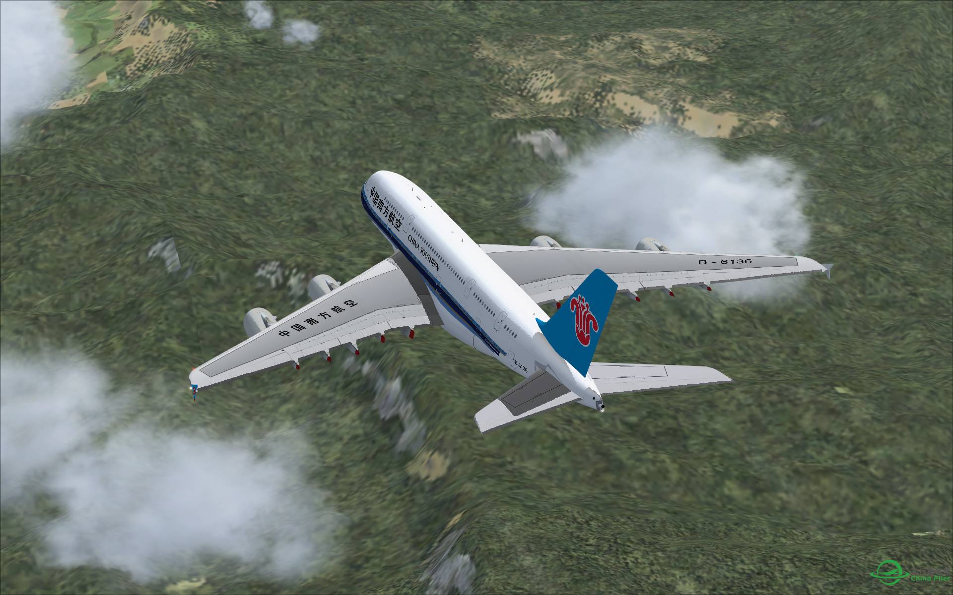 【520，FSX】南航380试飞 ZGGG-ZAAC（多图）-9046 