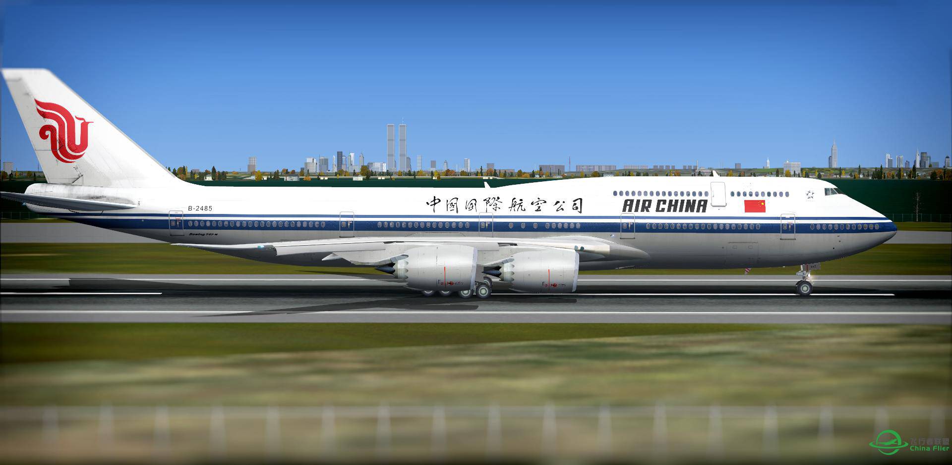 国航748北京纽约航线 CA981 、CA982-267 
