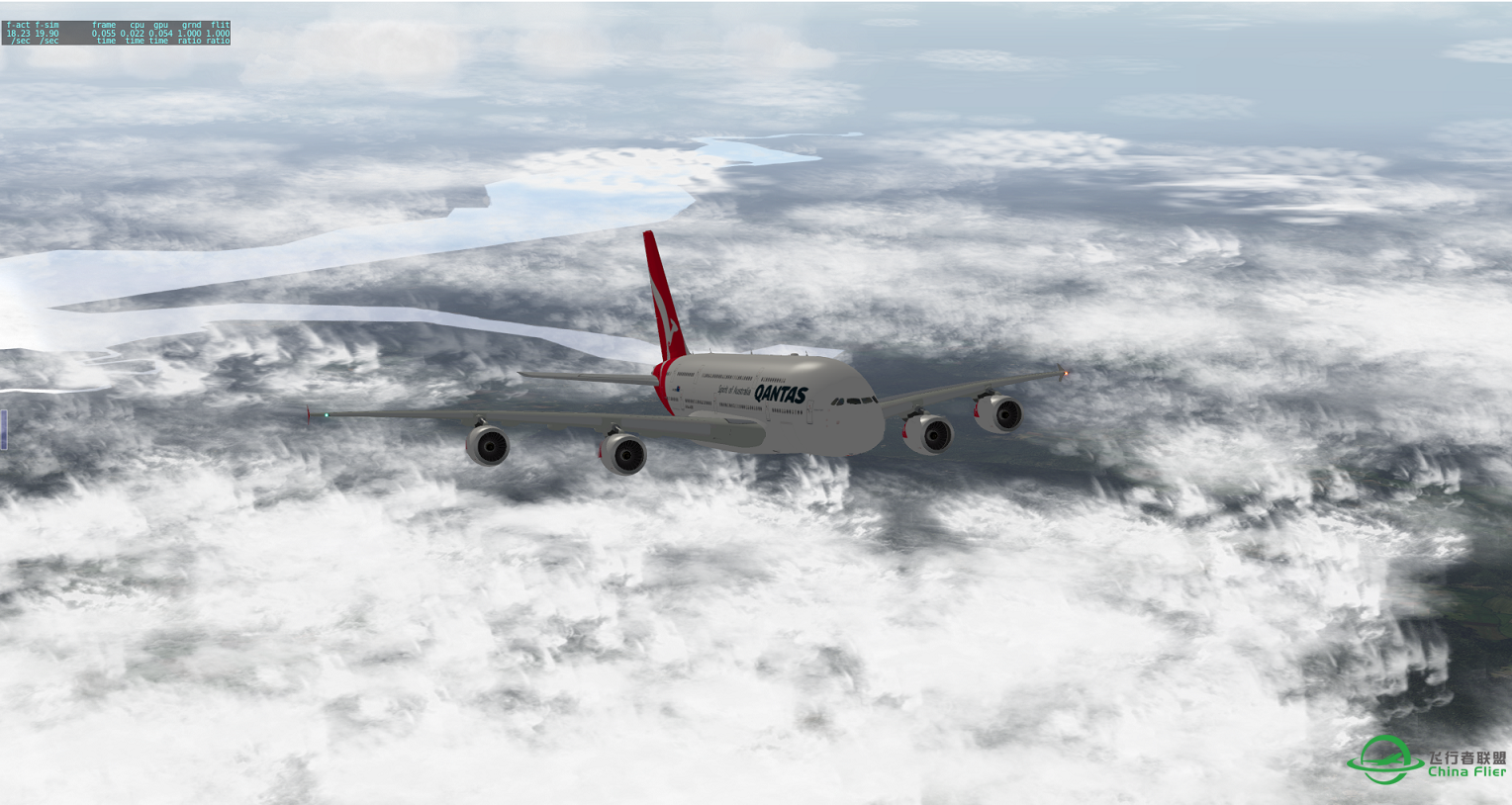 论坛虚航第一部A380执飞WSSS---KSEA-1515 