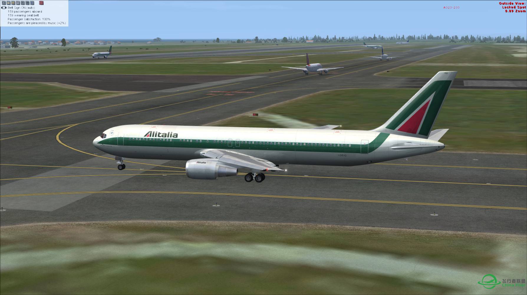 意大利航空 767-300ER 罗马-吉隆坡-1998 