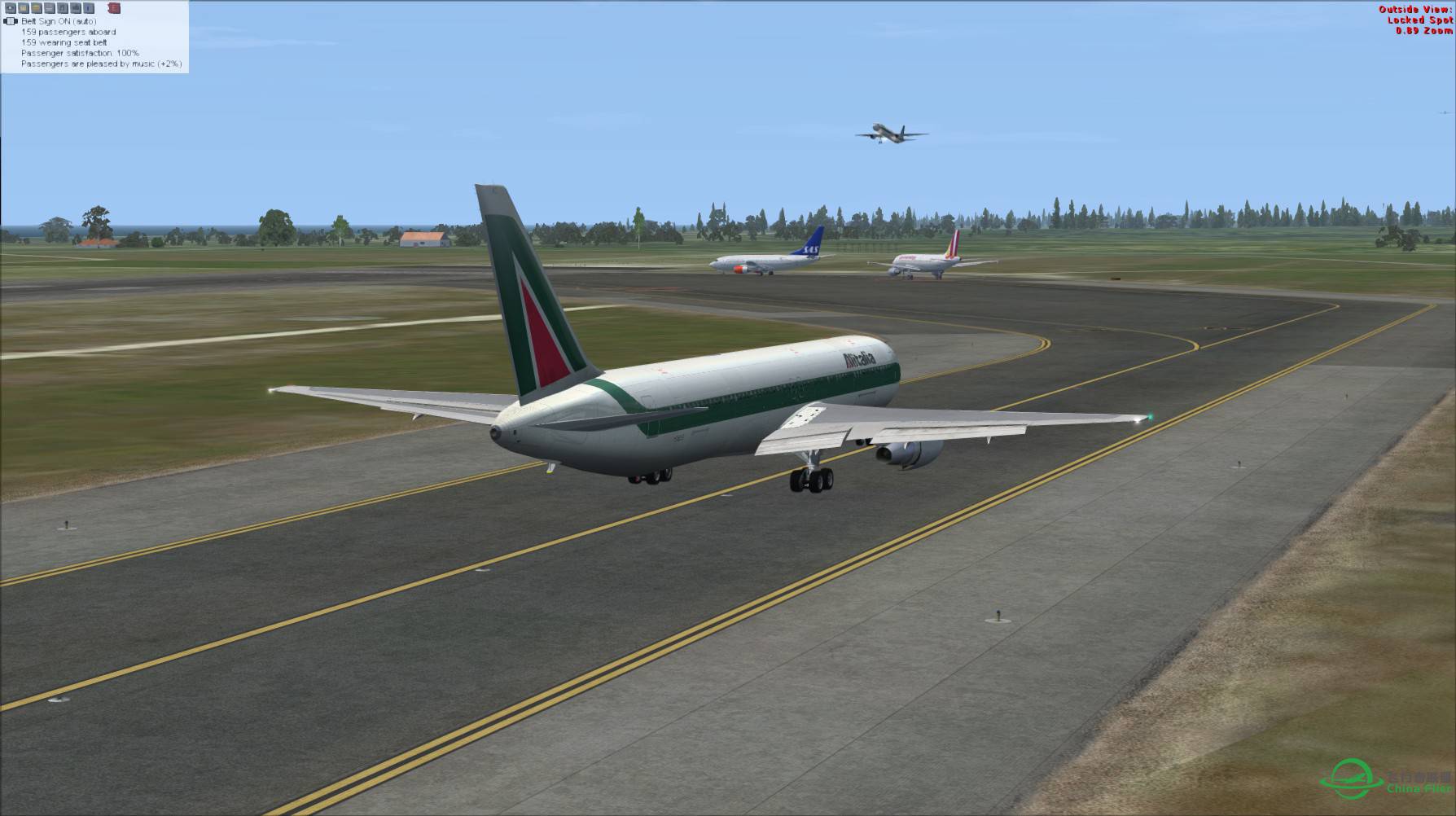 意大利航空 767-300ER 罗马-吉隆坡-4725 