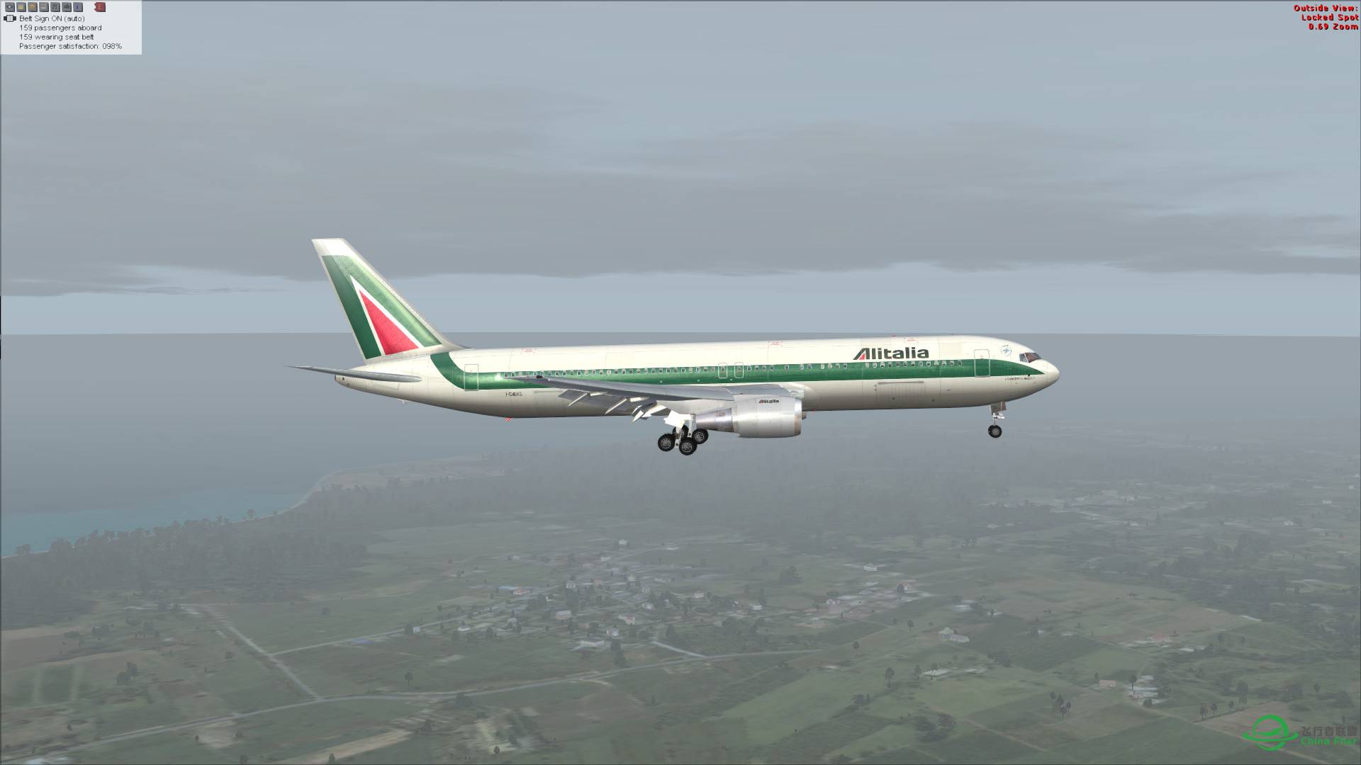 意大利航空 767-300ER 罗马-吉隆坡-2344 