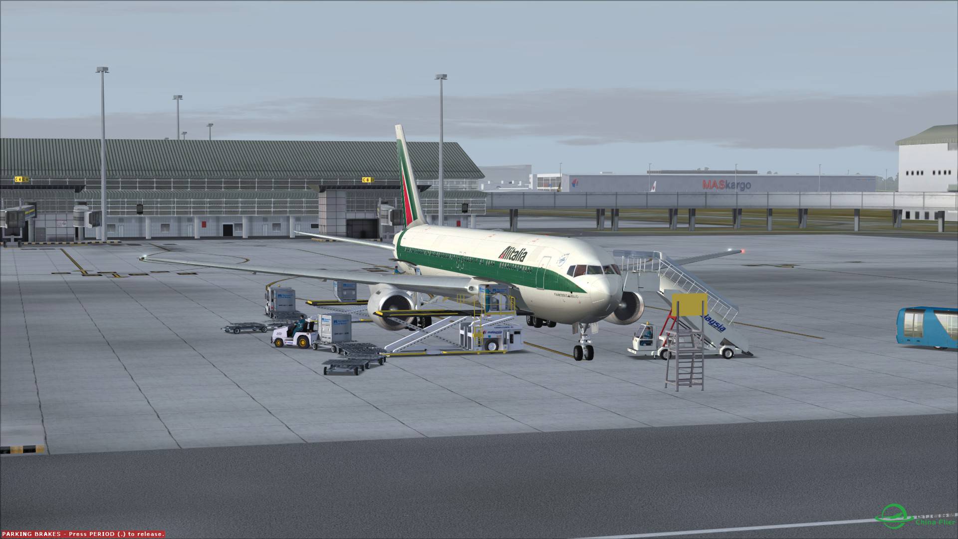 意大利航空 767-300ER 罗马-吉隆坡-7636 