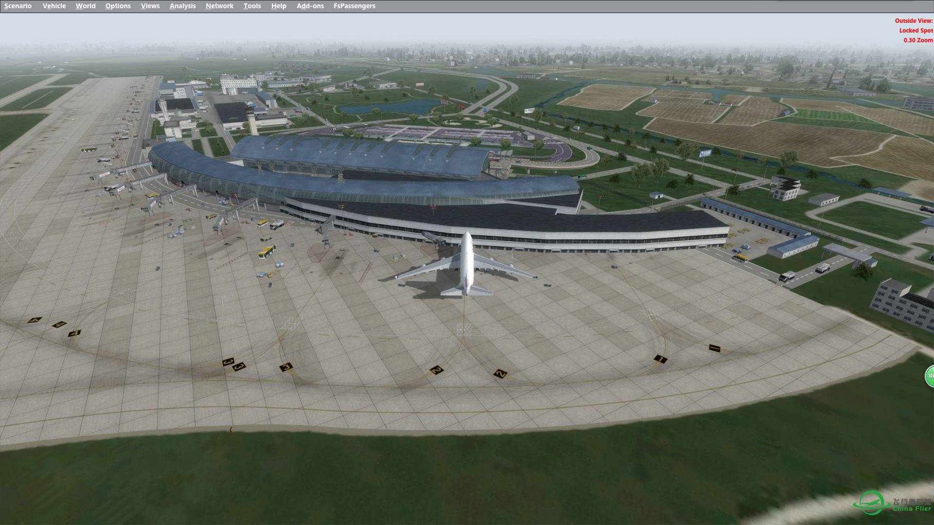 安装了宁波栎社国际机场，为什么航楼前还多出一个航楼-5309 