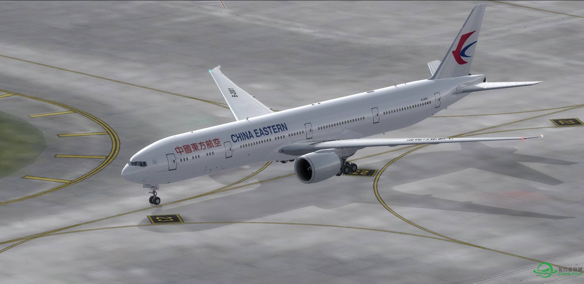 Prepar 3D ZSPD-ZGGG B777-300ER-6402 