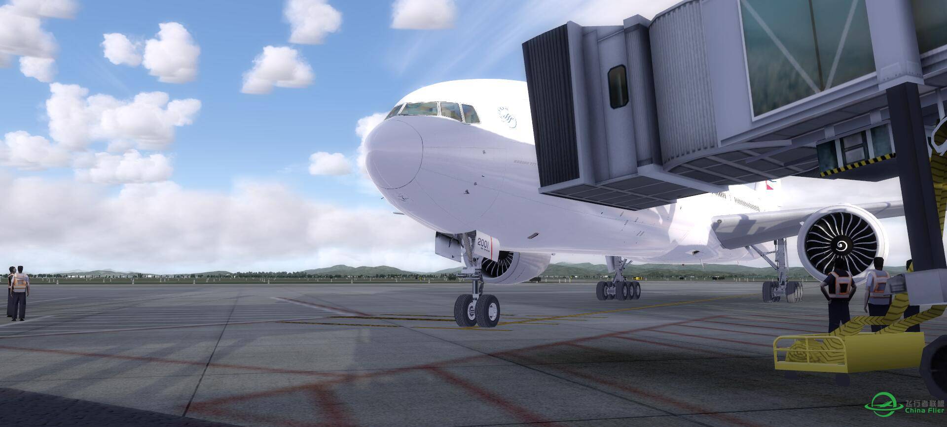 Prepar 3D ZSPD-ZGGG B777-300ER-3384 