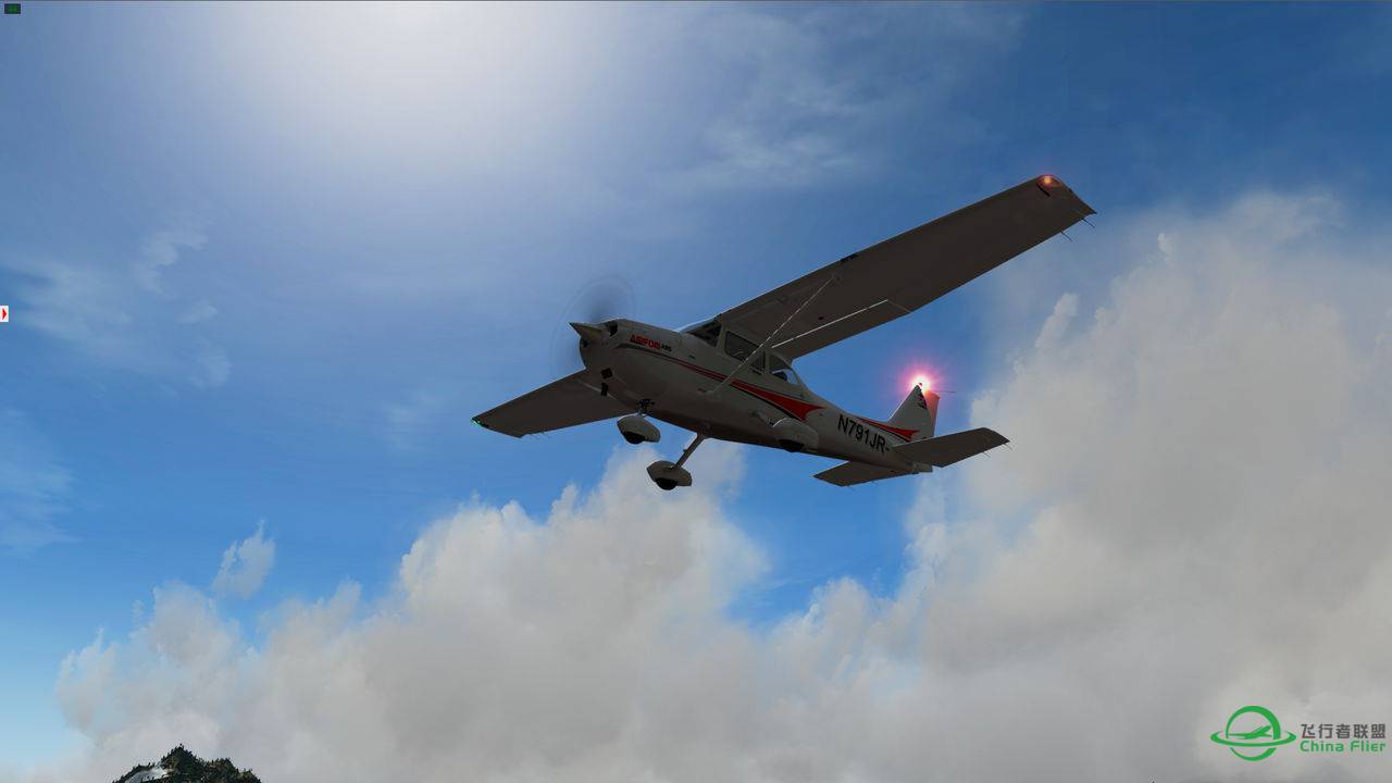 X-Plane 10效果全开+SkyMax Pro效果震撼！！-2203 