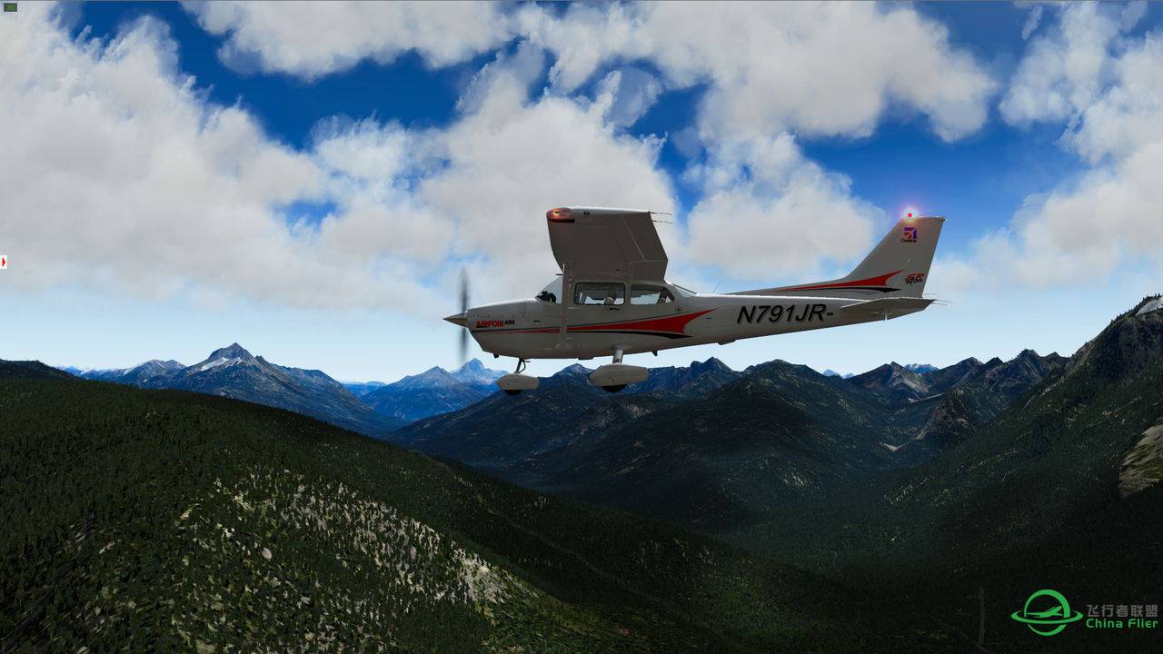 X-Plane 10效果全开+SkyMax Pro效果震撼！！-6861 