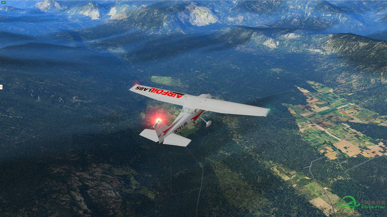 X-Plane 10效果全开+SkyMax Pro效果震撼！！-2747 