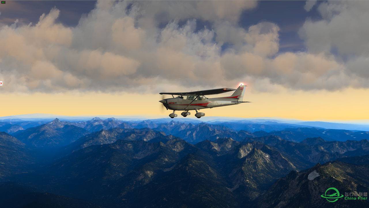 X-Plane 10效果全开+SkyMax Pro效果震撼！！-550 