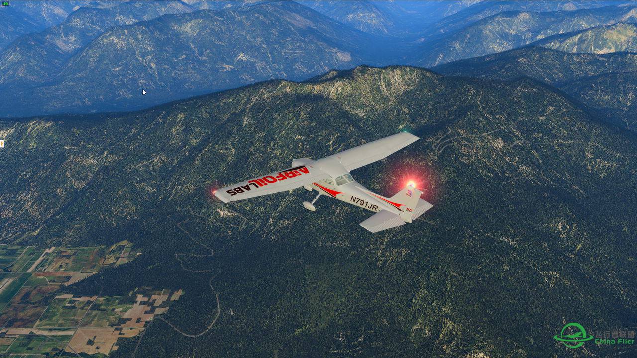 X-Plane 10效果全开+SkyMax Pro效果震撼！！-1198 