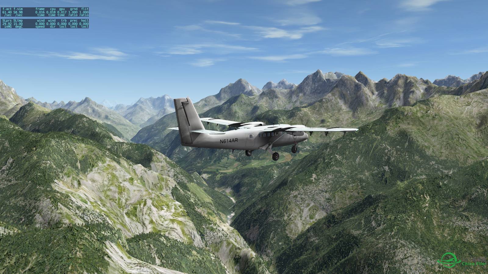 xplane Lukla DHC6-8079 