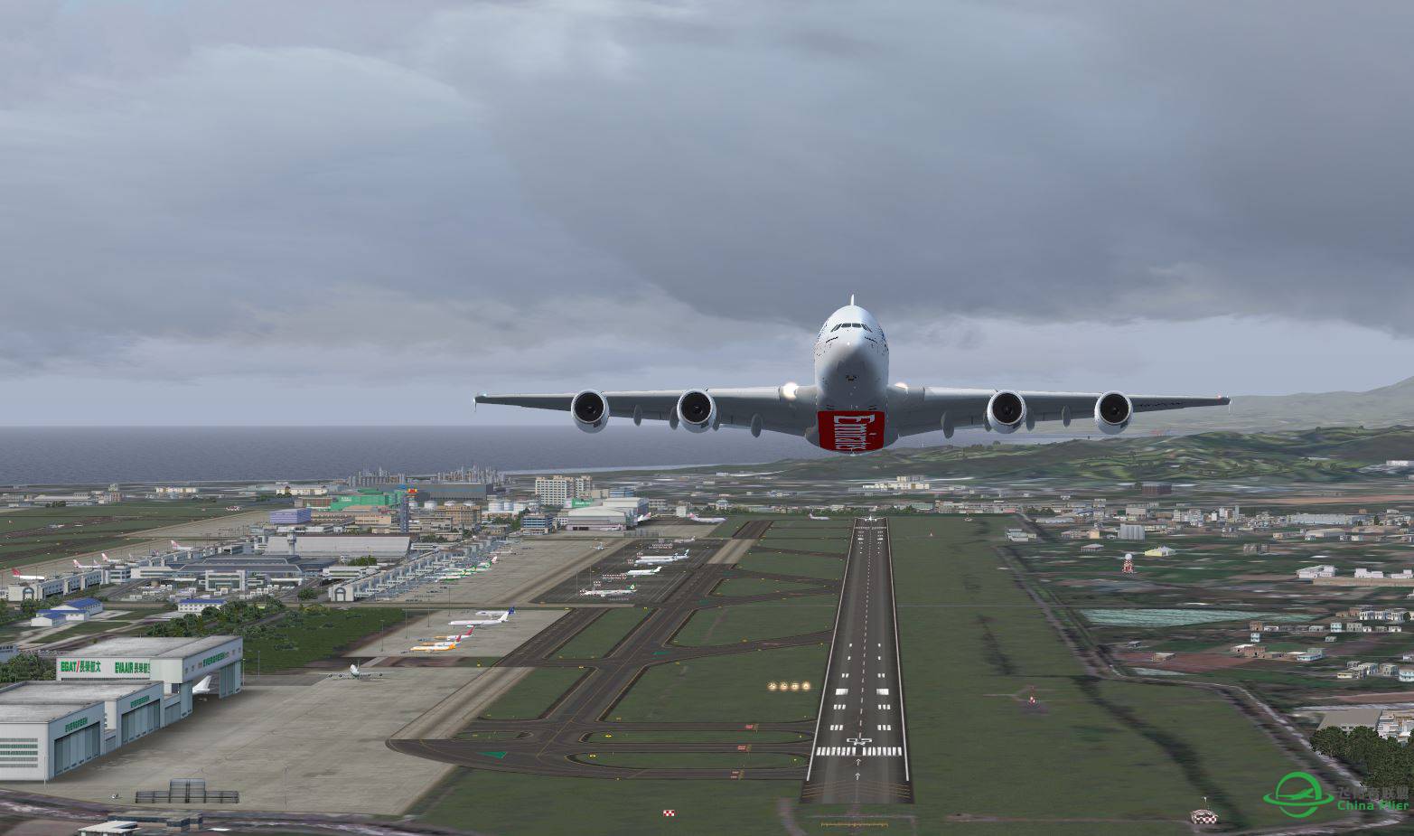 A380 Emirates LA RCTP takeoff-25 