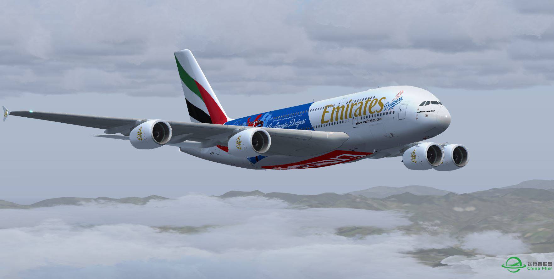 A380 Emirates LA RCTP takeoff-7670 