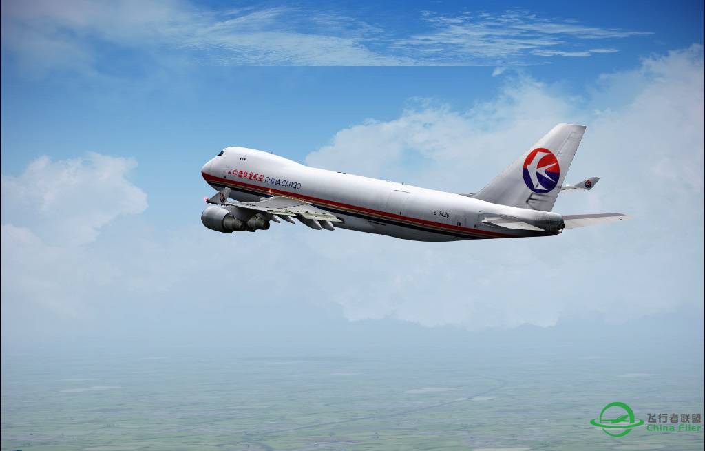 B747-400F庆贺波音百年（fs9）-7801 