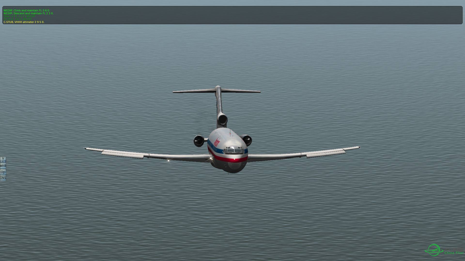 XP10 727-100香港起飛-7727 