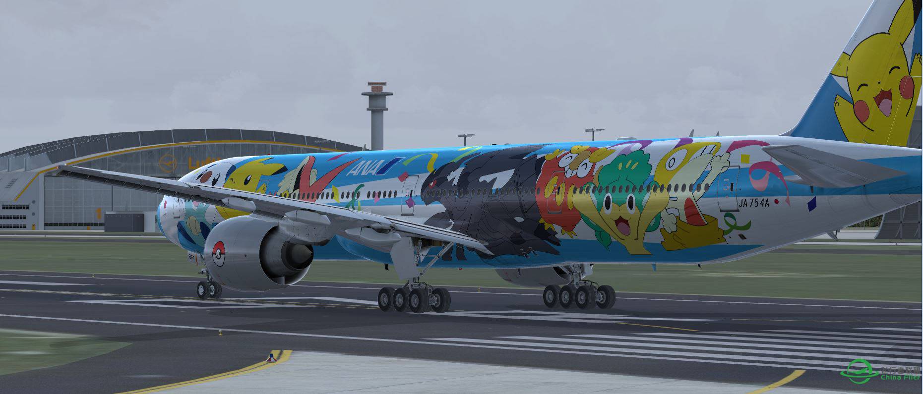 B777 ANA pikachu-7900 